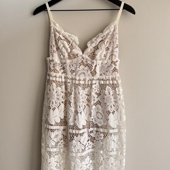 For Love And Lemons Gianna Midi Dress White - Picture 3 of 7
